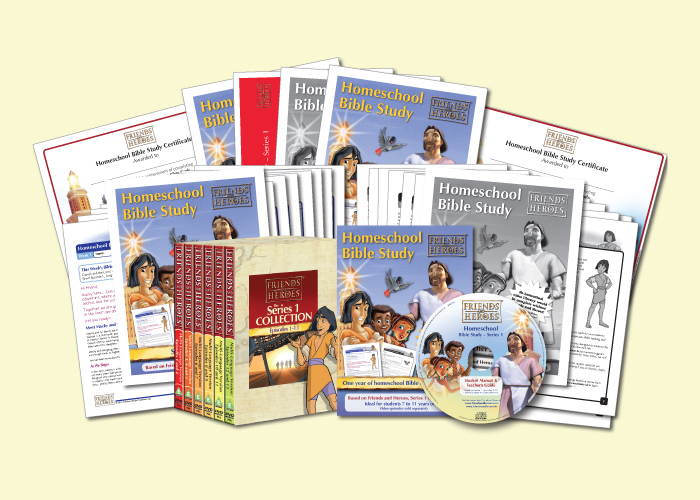 Friends and Heroes Series 1 Homeschool Bible Study Curriculum